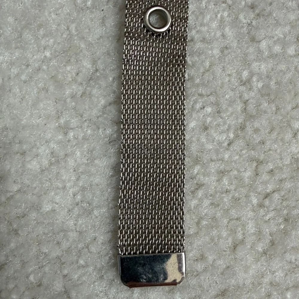 Women's Silver Mesh Belt - Classic Metal Buckle